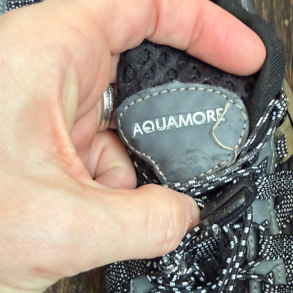 Aquamore Sneakers in Black and Gray